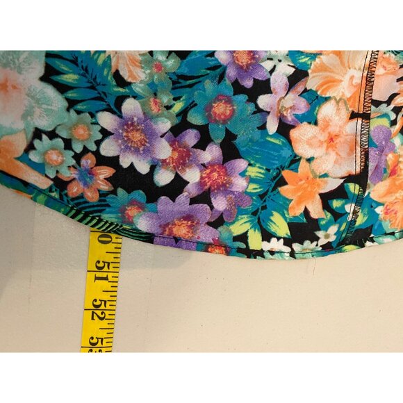 Material Girl High-Low Floral Dress Adjustable Straps Multicolor Large - Picture 8 of 12